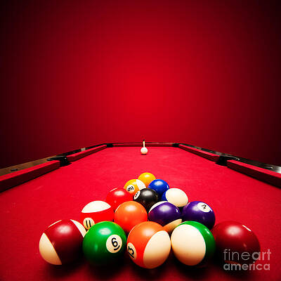 Wall Art - Photograph - Billards pool game #4 by Michal Bednarek