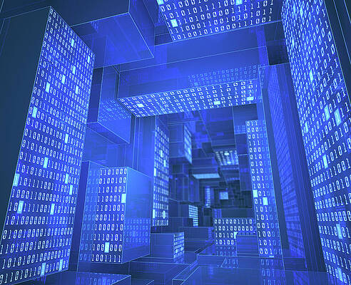 Wall Art - Photograph - Cloud Computing #4 by Science Photo Library
