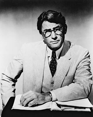 Wall Art - Photograph - Gregory Peck in To Kill a Mockingbird  #4 by Silver Screen