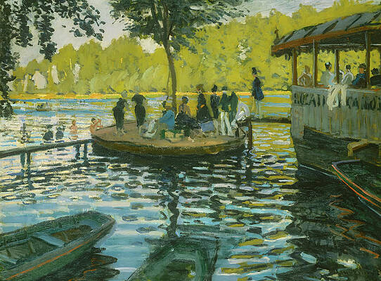 La Grenouillere Print by Claude Monet