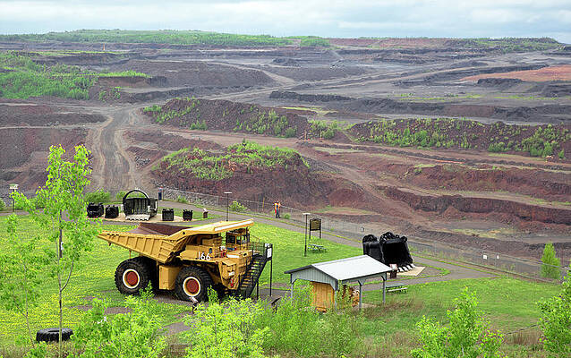 Wall Art - Photograph - Open Pit Iron Mine #4 by Science Photo Library