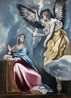 The Annunciation Print by El Greco