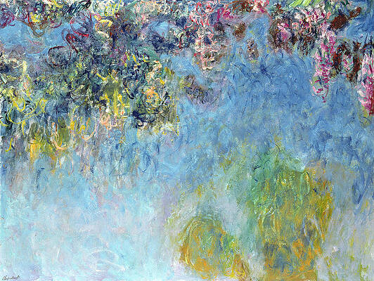 Wisteria Print by Claude Monet