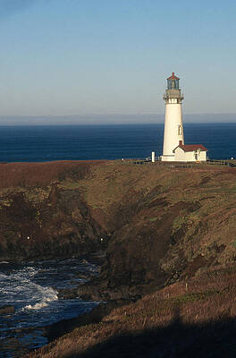 Wall Art - Photograph - Yaquina Head Lighthouse #4 by Bruce Roberts