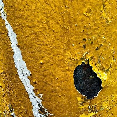 Wall Art - Photograph - Yellow Post 3 by Jason Roust