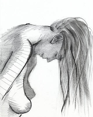 Wall Art - Drawing - Untitled #16 by Chris N Rohrbach