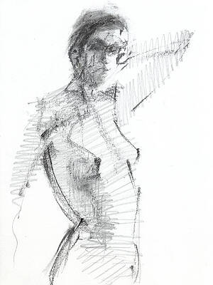 Wall Art - Drawing - Untitled #471 by Chris N Rohrbach
