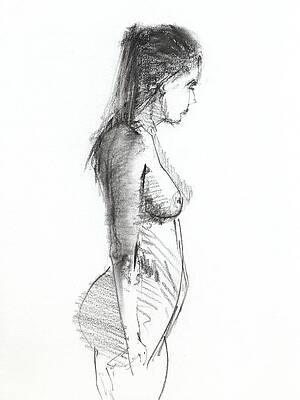 Wall Art - Drawing - Untitled #439 by Chris N Rohrbach
