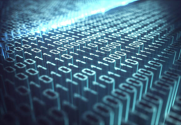 Wall Art - Photograph - Binary Code #5 by Science Photo Library