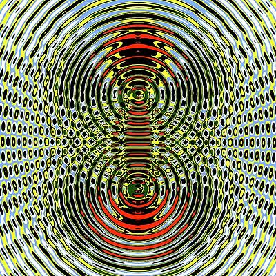 Wall Art - Photograph - Circular Wave Interference #5 by Science Photo Library