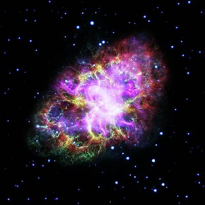 Wall Art - Photograph - Crab Nebula #5 by Science Photo Library