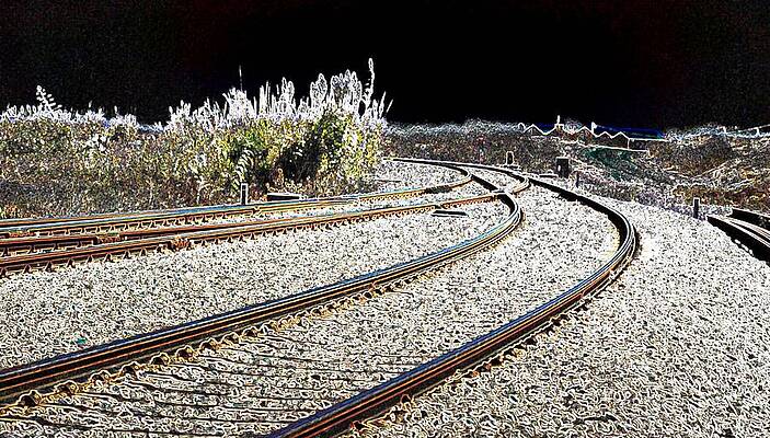  Photograph - Rails of Hope by Dave Byrne