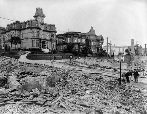 Wall Art - Photograph - San Francisco Earthquake #50 by Granger