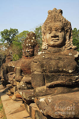 Wall Art - Photograph - Angkor Thom #6 by David Davis