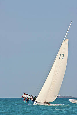 Wall Art - Photograph - Bahamian Racing Sloop At The Annual #6 by Panoramic Images