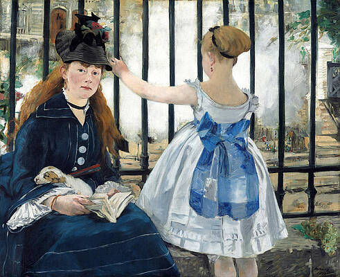 The Railway Print by Edouard Manet