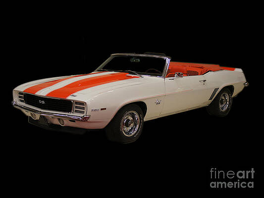 Wall Art - Photograph - 69 Chevy Camaro SS by M Three Photos