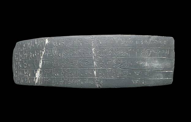 Wall Art - Photograph - Linear B Tablet #8 by Science Photo Library