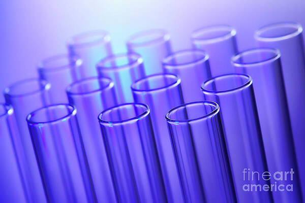 Wall Art - Photograph - Test Tubes in Science Research Lab #8 by Science Research Lab