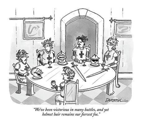 Wall Art - Drawing - We've Been Victorious In Many Battles by C. Covert Darbyshire
