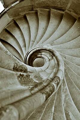 Sand stone spiral staircase by Falko Follert Sand stone spiral staircase by Falko Follert