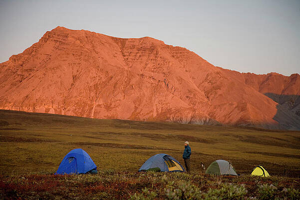 Wall Art - Photograph - A Backpacker Takes In The View by Eric Rorer