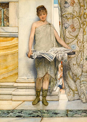 A Balneatrix Print by Lawrence Alma-Tadema