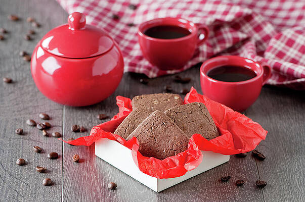 Wall Art - Photograph - A Box Of Chocolate Cookie by Oxana Denezhkina