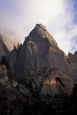 Wall Art - Photograph - A Front View Of A Precipice, Utah, Usa by Chris Pinchbeck