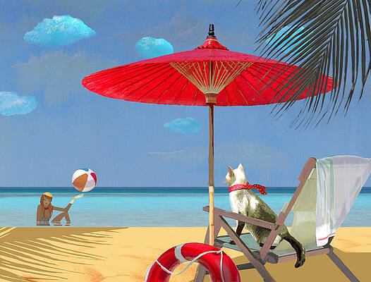 A lifeguard is on duty today by Victoria Fomina A lifeguard is on duty today by Victoria Fomina