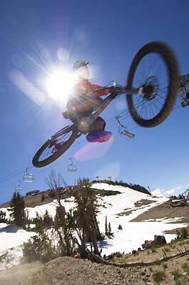 Wall Art - Photograph - A Man Getting Some Air by Lars Schneider