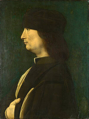 A Man in Profile Print by Giovanni Antonio Boltraffio
