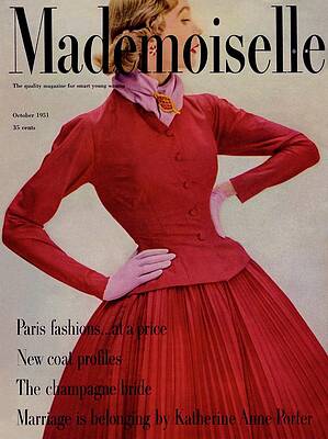 Wall Art - Photograph - A Model Wearing A Rappi Taffeta Dress by Stephen Colhoun