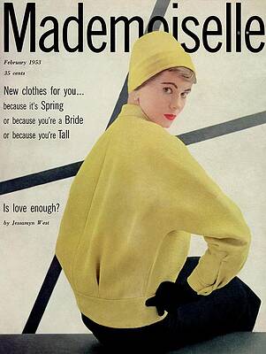 Wall Art - Photograph - A Model Wearing A Wool Boucle And Skirt by Stephen Colhoun