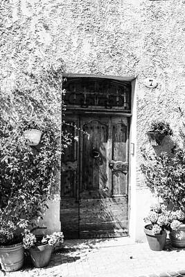 Wall Art - Photograph - A Shady Corner in Mono by Georgia Clare