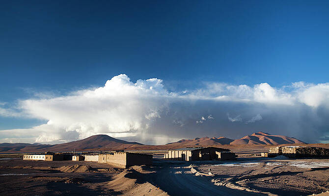 Wall Art - Photograph - A Small Town On The Edge Of The Salar by Michael Hanson