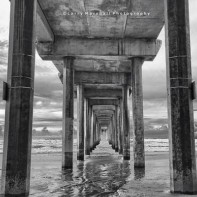 Wall Art - Photograph - A Stormy Day In San Diego At The by Larry Marshall