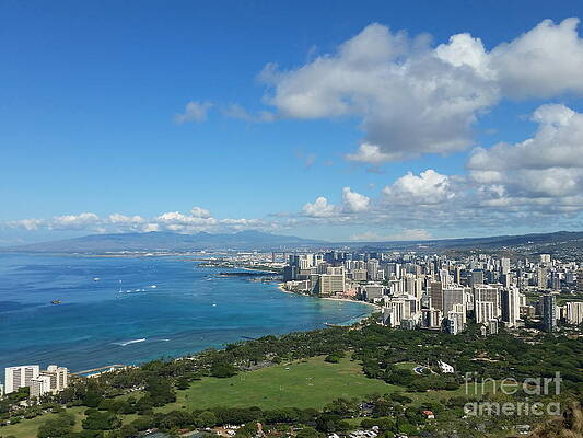 A view from Diamond Head, Oahu, HI by Lisa Billingsley A view from Diamond Head, Oahu, HI by Lisa Billingsley