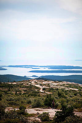 Wall Art - Photograph - A View Of The Coastline From A High by Michael Hanson