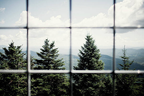 Wall Art - Photograph - A View Of The Mountains Through A Ski by Corey Hendrickson