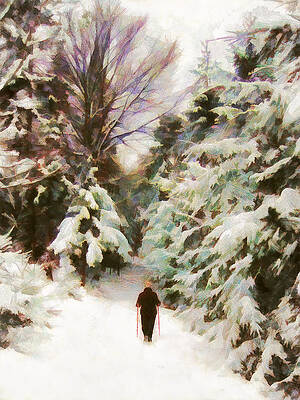 Winter Wonderland Paintings (Page #10 of 25) | Fine Art America