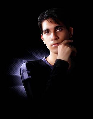 Abdollah Hamodzadeh - Violet Light by AHK by Abdollah Hamodzadeh