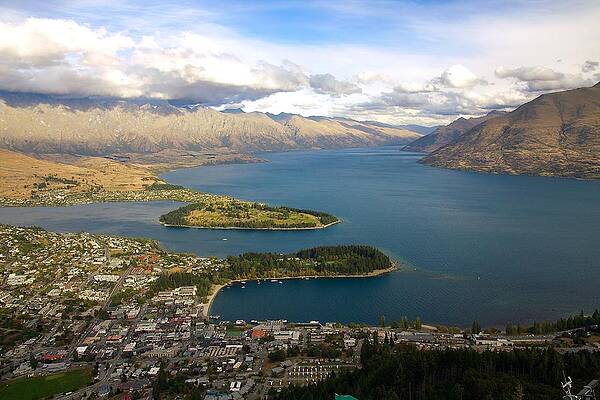 Above Queenstown by Stuart Litoff Above Queenstown by Stuart Litoff