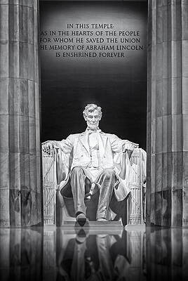 Abraham Lincoln Memorial Statue Wall Art