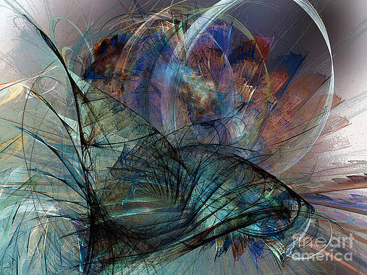 Abstract Art Print In the Mood by Karin Kuhlmann Abstract Art Print In the Mood by Karin Kuhlmann