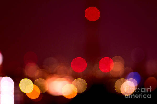 Wall Art - Photograph - Abstract Bokeh Lights I by Beverly Claire Kaiya