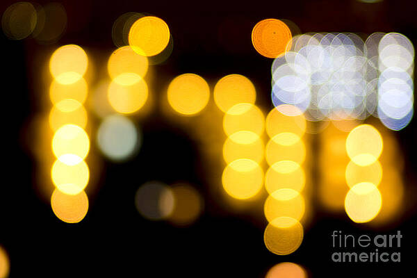 Wall Art - Photograph - Abstract Bokeh Lights II by Beverly Claire Kaiya