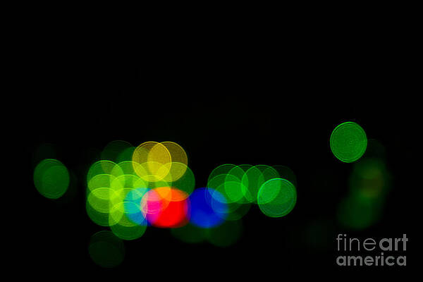 Wall Art - Photograph - Abstract Bokeh Lights III by Beverly Claire Kaiya