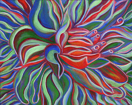 Abstract Flower by Janice Dunbar Abstract Flower by Janice Dunbar