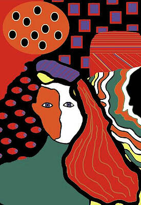 Abstract Lady by Vickie G Buccini Abstract Lady by Vickie G Buccini